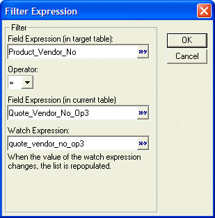 Object Properties Record List Product Filter