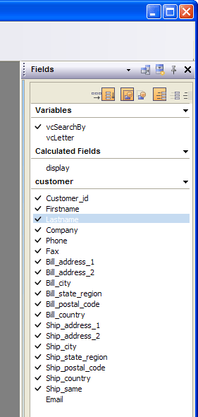 Ug Form Editor Fields Panel