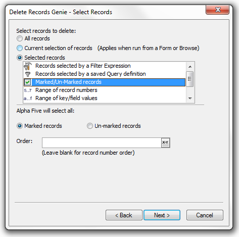 Al Operation Delete Marked Record 2