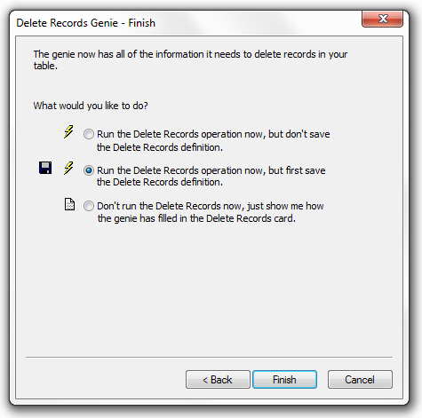 Al Operation Delete Marked Record 3