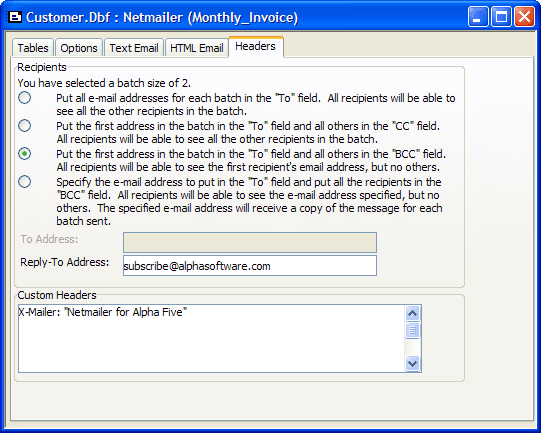 Nm Message Headers