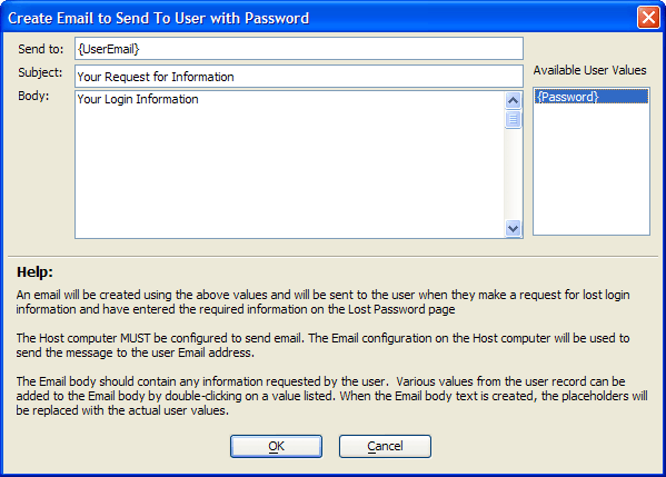 Wp Create Email For Password