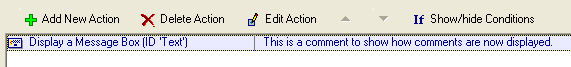 As Action Comment Color Highlight
