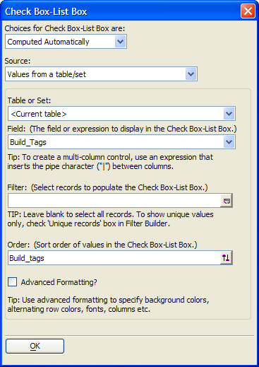 Xb List Box Check Box 5