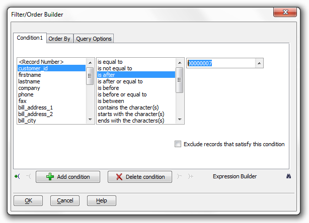 Ad Hoc Browse Filter