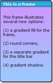 Ug Frame Options V8