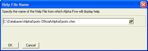 Form Items Specify Chm File