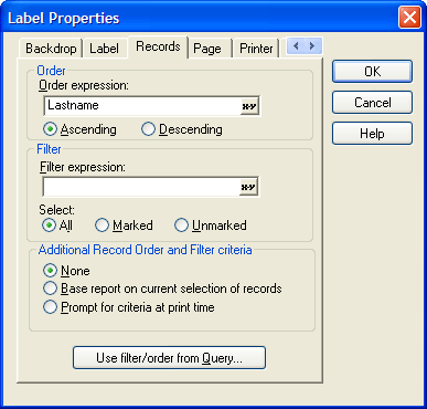 Ug Label Properties Records