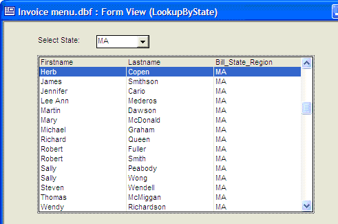 Dynamic Data Filtering 2