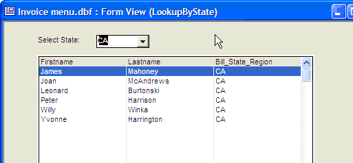 Dynamic Data Filtering 3