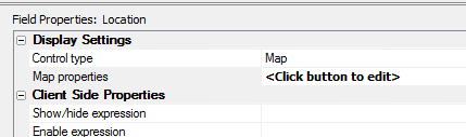 Map Control Type In Search