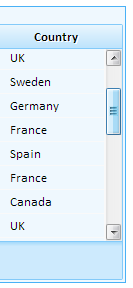 Scrollbar
