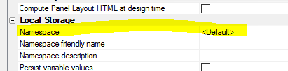 Localstoragenamespace