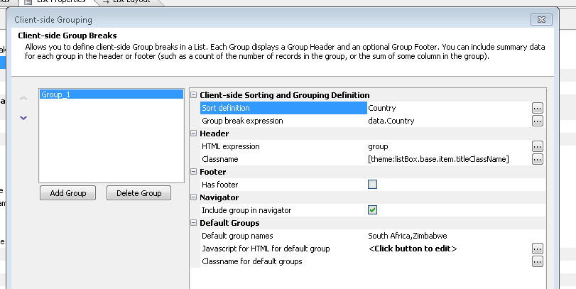 Client Side Grouping Defaultgroups1