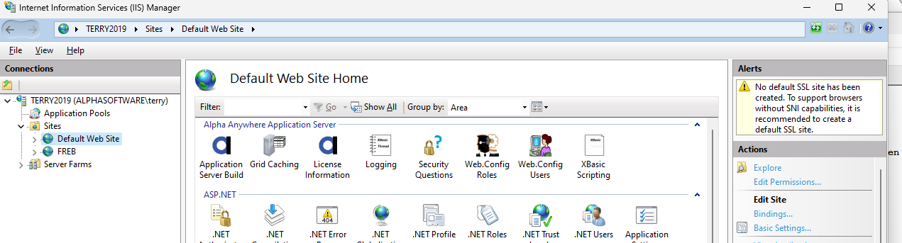 Set Cert Binding Link