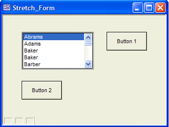 Resizable Form Normal Size