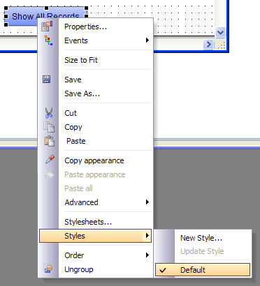 Al Form Custqueryreport Button Default Style