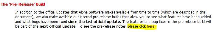Bug Report Pre Release2